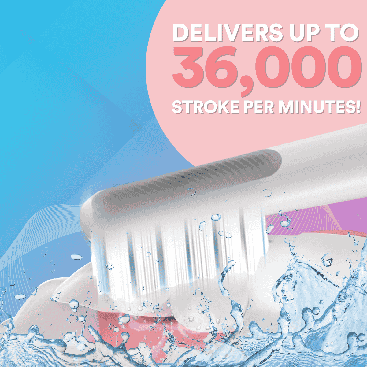 Air Electric Toothbrush with Advanced Air Floss Technology - Ultra Efficient Cleaning & Rechargeable DP7